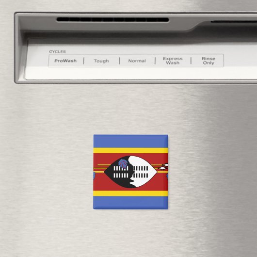 Swaziland Flag Magneet (Insitu (Vaatwasser))