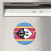 Swaziland Flag Magneet (Insitu (Vaatwasser))