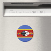Swaziland Flag Magnet (Insitu (Vaatwasser))