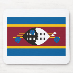 Swaziland Flag Mousepad Muismat