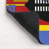 Swaziland Flag Muismat (Hoek)