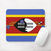 Swaziland Flag Muismat (Met muis)