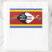 Swaziland Flag Rechthoekige Sticker (Tas)