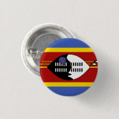 Swaziland Flag Ronde Button 3,2 Cm (Voorkant /achterkant)