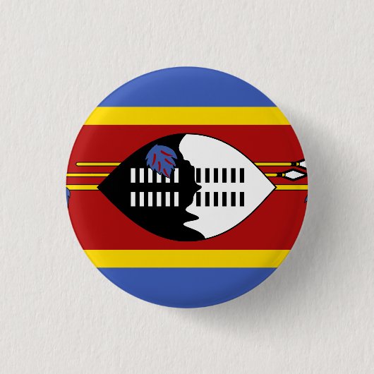 Swaziland Flag Ronde Button 3,2 Cm (Voorkant)