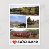 Swaziland - Ik hou van - Briefkaart (Voorkant)