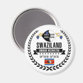 Swaziland Magneet (Voorkant / Achterkant)