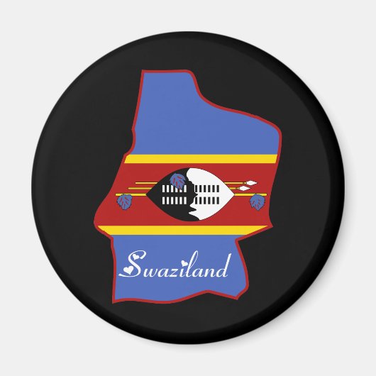 Swaziland Magneet (Voorkant)