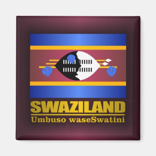 Swaziland Pride Magneet (Voorkant)