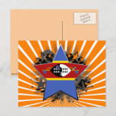 Swaziland Star Briefkaart (Voorkant / Achterkant)