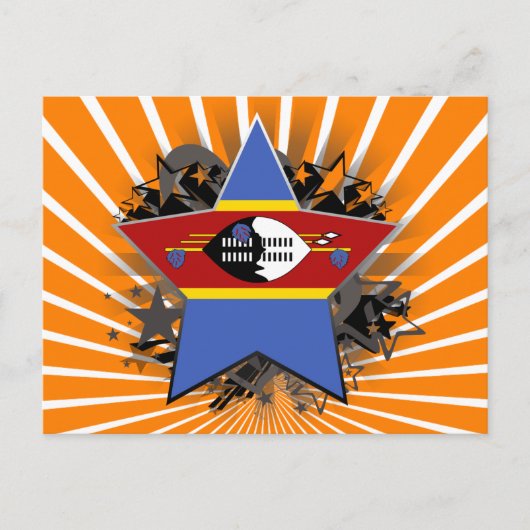 Swaziland Star Briefkaart (Voorkant)