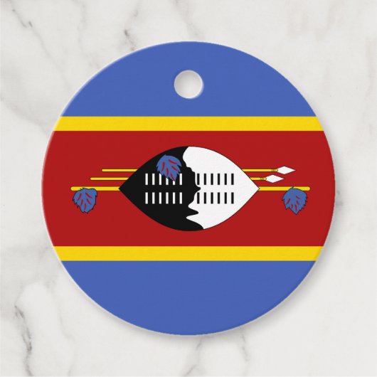 Swaziland-vlag Bedankjes Labels (Voorkant)