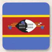 Swaziland-vlag Bier Onderzetter (Voorkant)