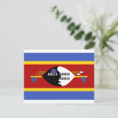 Swaziland-vlag Briefkaart (Staand voorkant)
