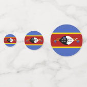 Swaziland-vlag Confetti (Achterkanten)