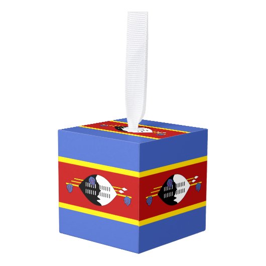 Swaziland-vlag Decoratie (Voorkant hoekig)