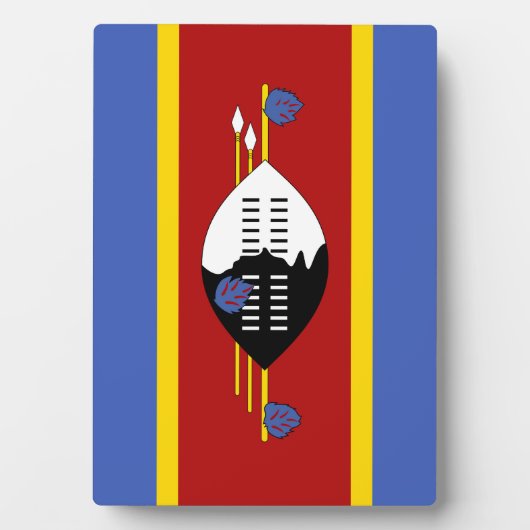 Swaziland-vlag Fotoplaat (voorkant)