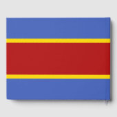 Swaziland-vlag Gastenboek (Achterkant)