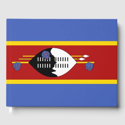 Swaziland-vlag Gastenboek (Voorkant)