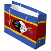 Swaziland-vlag Groot Cadeauzakje (Voorkant Gekanteld)