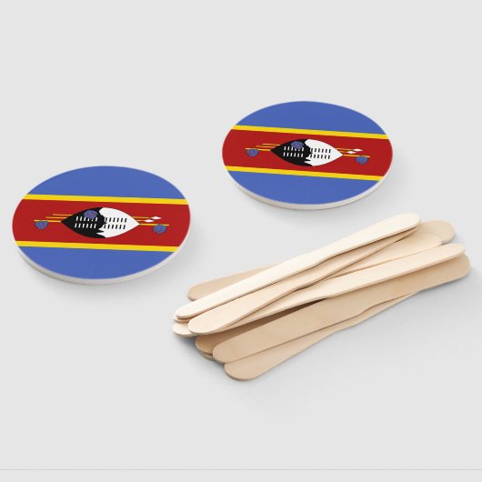 Swaziland-vlag Handwaaier (Niet-gemonteerd)