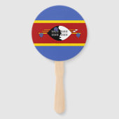 Swaziland-vlag Handwaaier (Voorkant)