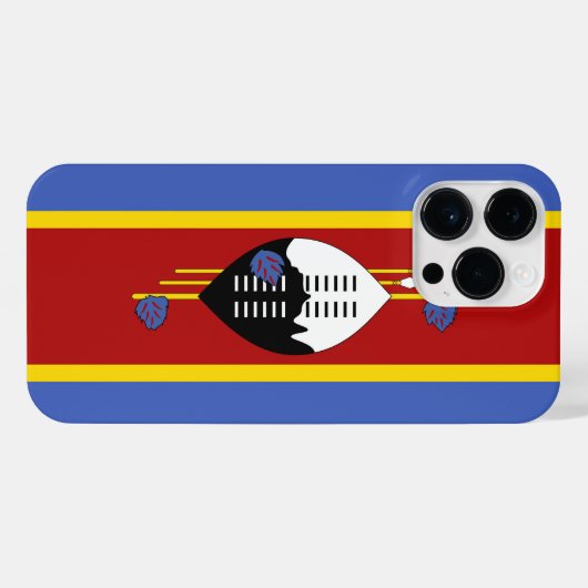 Swaziland-vlag iPhone Hoesje (Achterkant horizontaal)
