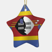 Swaziland-vlag Keramisch Ornament (Links)