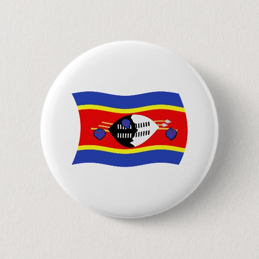 Swaziland Vlag Knop Ronde Button 5,7 Cm (Voorkant)
