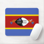 Swaziland-vlag Muismat (Met muis)