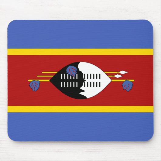 Swaziland-vlag Muismat (Voorkant)