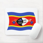 Swaziland Vlag Muismat (Met muis)