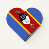Swaziland-vlag Notitieboek (Achterkant)