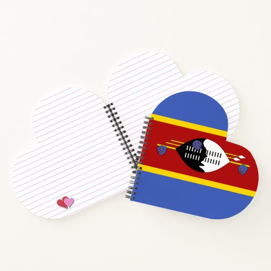 Swaziland-vlag Notitieboek (Binnen)