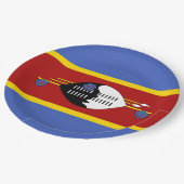 Swaziland-vlag Papieren Bordje (Gekanteld)
