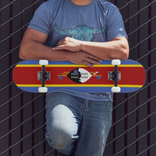 Swaziland-vlag Persoonlijk Skateboard (Buiten 3)