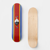 Swaziland-vlag Persoonlijk Skateboard (Voorkant)