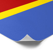 Swaziland-vlag Poster (Hoek)