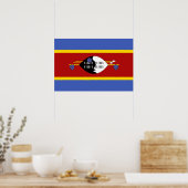 Swaziland-vlag Poster (Keuken)