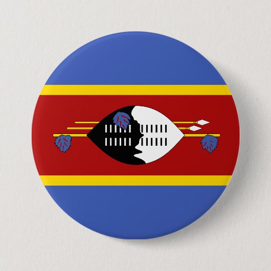 Swaziland-vlag Ronde Button 7,6 Cm (Voorkant)