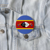 Swaziland-vlag Ronde Button 7,6 Cm (In situ)