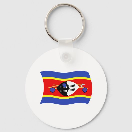 Swaziland Vlag Sleutelhanger (Voorkant)