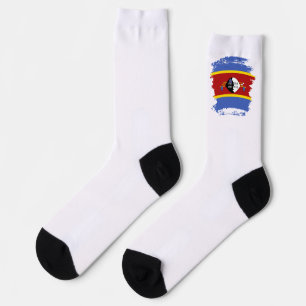 Swaziland-vlag Sokken