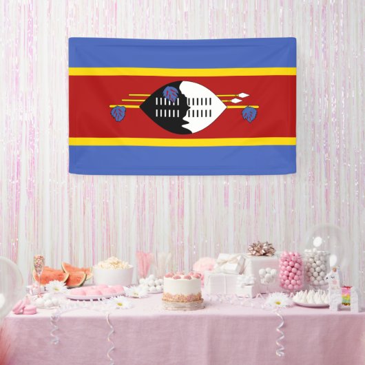 Swaziland-vlag Spandoek (Feest)
