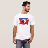 Swaziland Vlag T-shirt (Voorkant volledig)