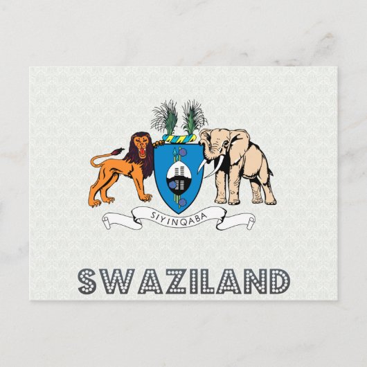 Swaziland wapenstilstand briefkaart (Voorkant)
