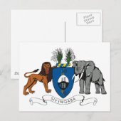 Swaziland wapenstilstand Briefkaart (Voorkant / Achterkant)
