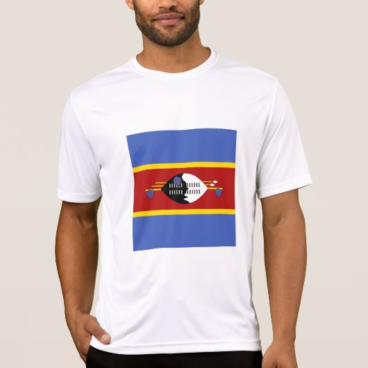 Swazilandse vlag t-shirt (Voorkant)
