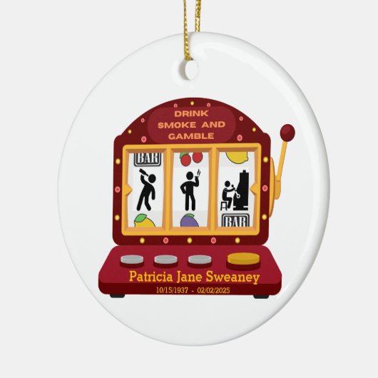 Sweaney Family Memorial Kerstversiering Keramisch Ornament (Links)