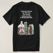 Swear Jar Basic T-shirt (Design achterkant)